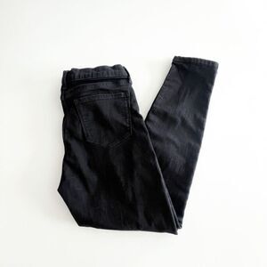 Banana Republic Women's Skinny Fit Denim Jeans Fade Resist Black Wash Size 29